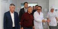 В Актаныше состоялось торжественное открытие нового приемно-диагностического отделения центральной районной больницы при участии Раиса Республики Татарстан Рустама Минниханова - Актанышский район